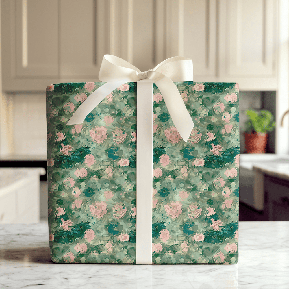 Mona Mosaic Green - Wrapping Paper - Aspen & Arlo