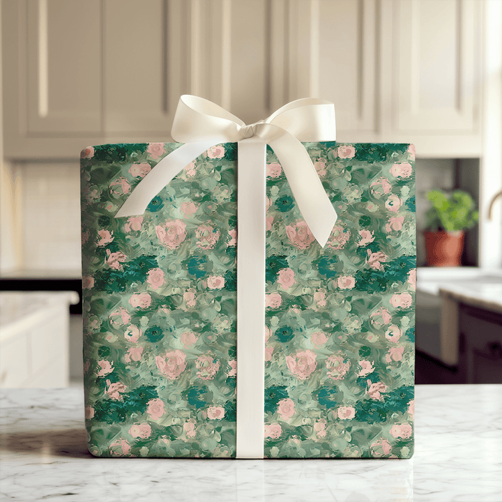 Mona Mosaic Green - Wrapping Paper - Aspen & Arlo