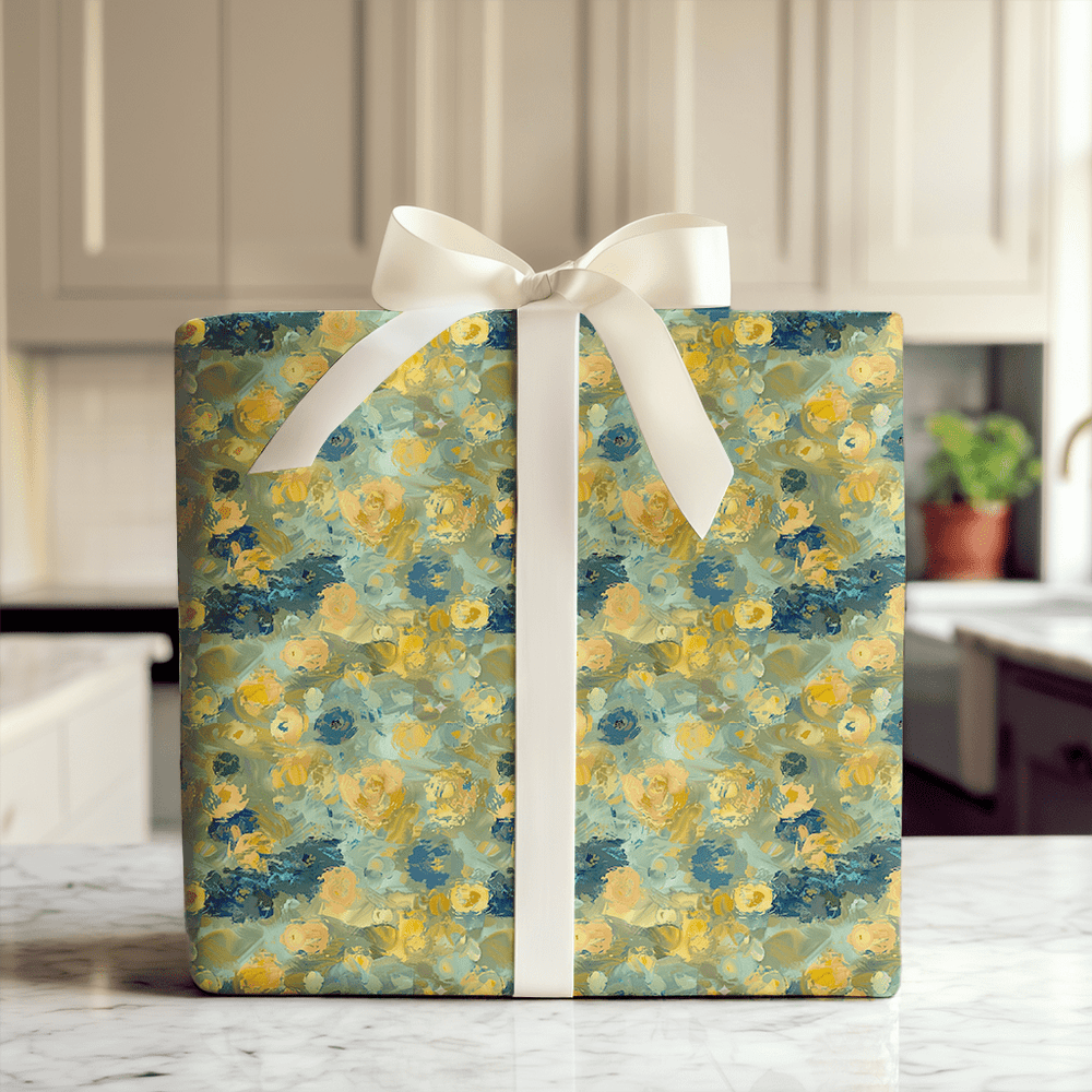 Mona Mosaic Yellow - Wrapping Paper - Aspen & Arlo