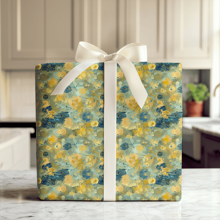 Mona Mosaic Yellow - Wrapping Paper - Aspen & Arlo