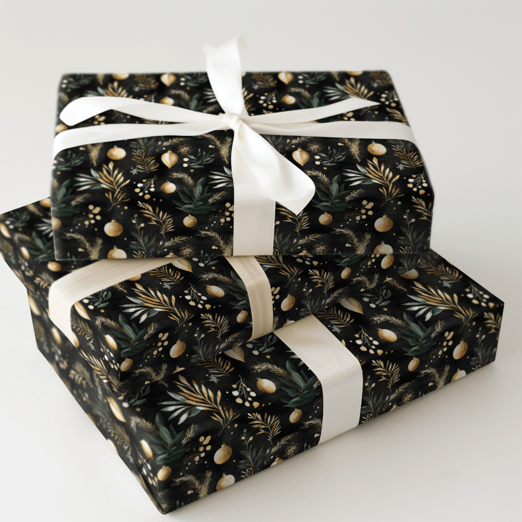 Navidad Golden - Wrapping Paper - Aspen & Arlo