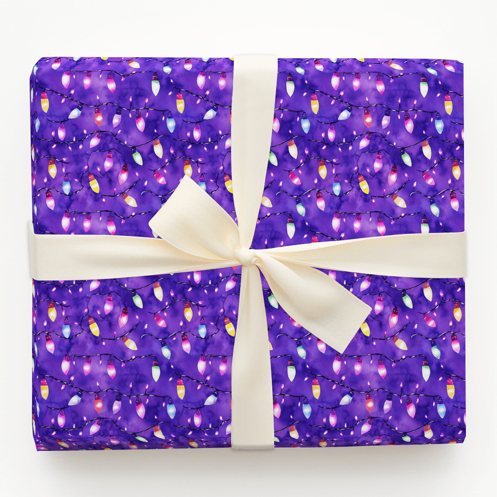 Nights in Violet - Wrapping Paper - Aspen & Arlo