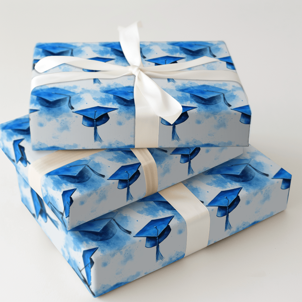 Noteworthy Blue - Wrapping Paper - Aspen & Arlo