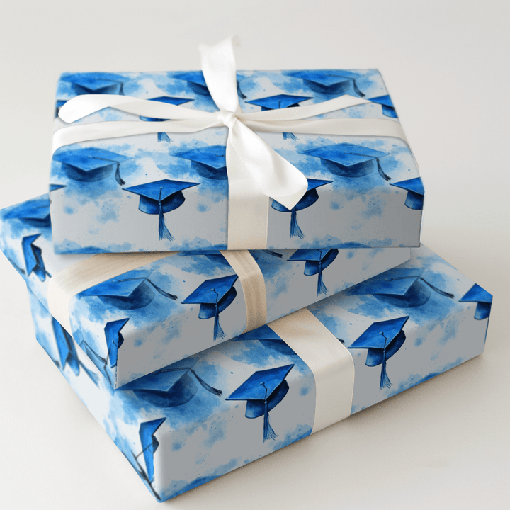 Noteworthy Blue - Wrapping Paper - Aspen & Arlo