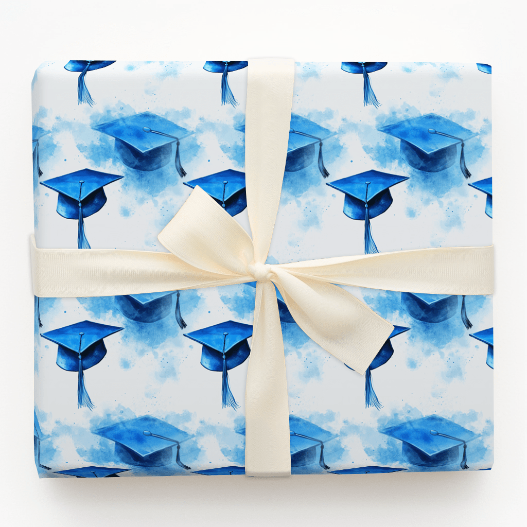 Noteworthy Blue - Wrapping Paper - Aspen & Arlo