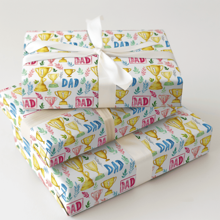 Numero Uno Dad - Wrapping Paper - Aspen & Arlo