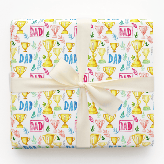Numero Uno Dad - Wrapping Paper - Aspen & Arlo