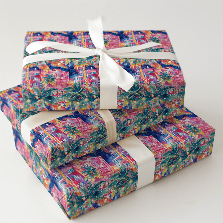 Ocean Drive Ornaments - Wrapping Paper - Aspen & Arlo
