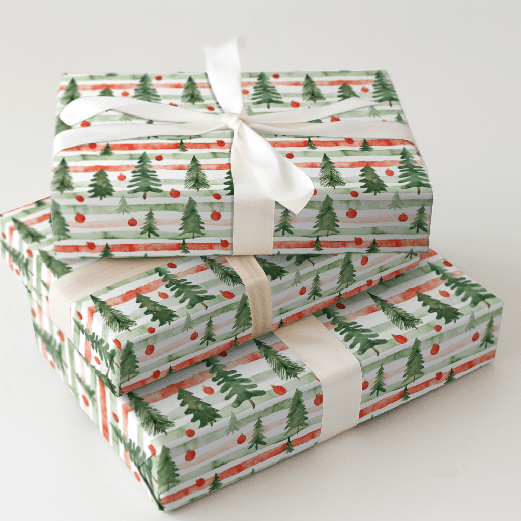 Off the Tree Line - Wrapping Paper - Aspen & Arlo