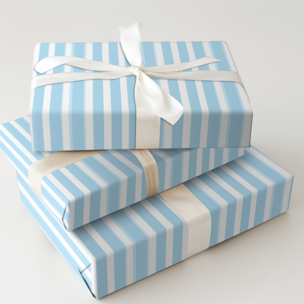 Oh Boy Oh Stripes - Wrapping Paper - Aspen & Arlo