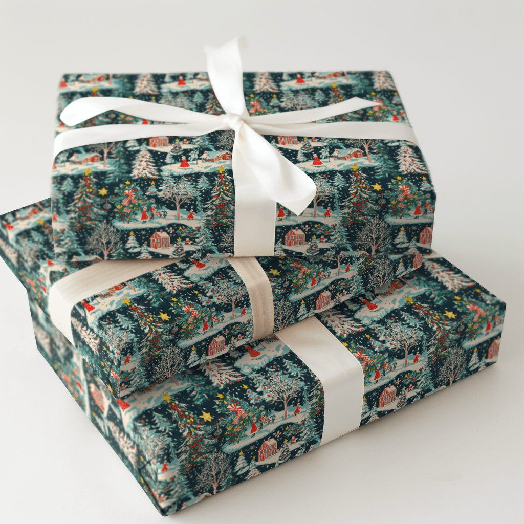 Old Fashioned Festivities - Wrapping Paper - Aspen & Arlo
