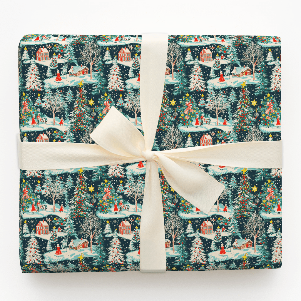 Old Fashioned Festivities - Wrapping Paper - Aspen & Arlo