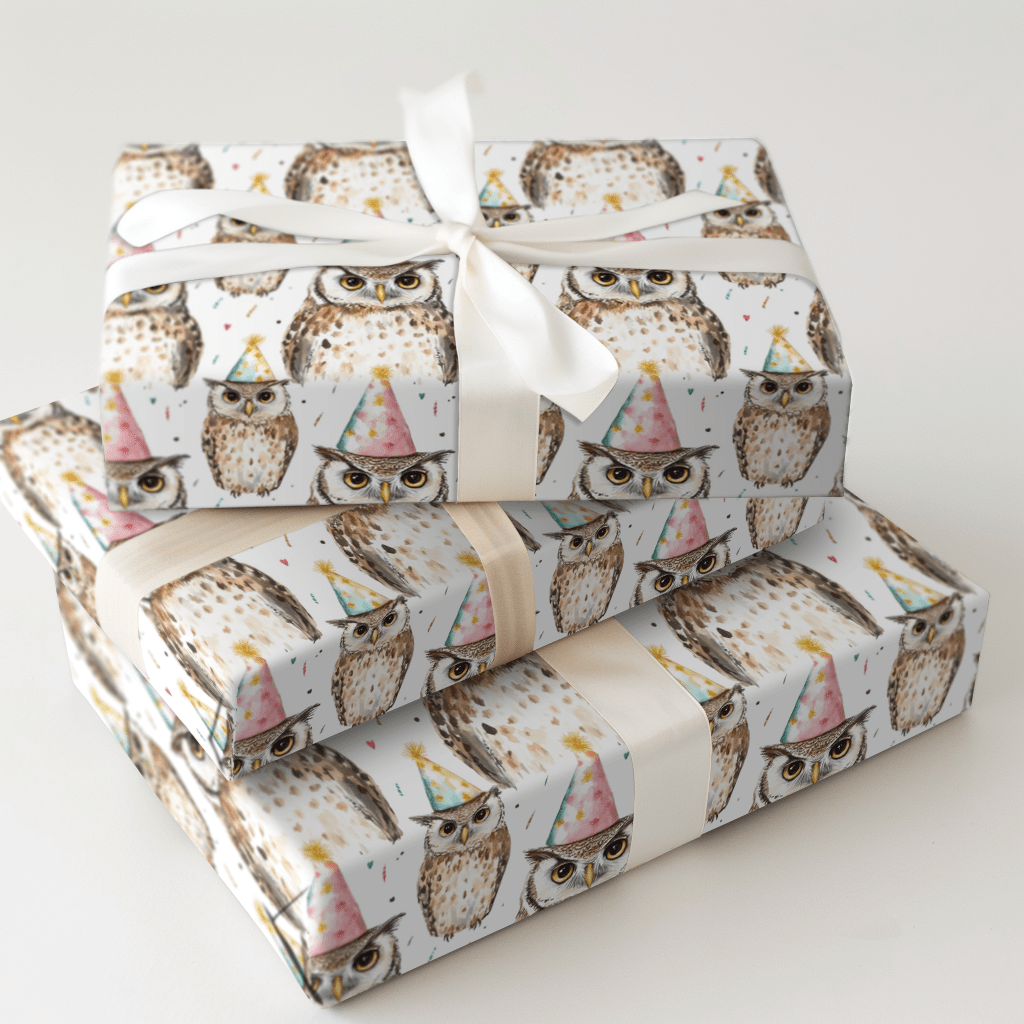 Owl Be There - Wrapping Paper - Aspen & Arlo
