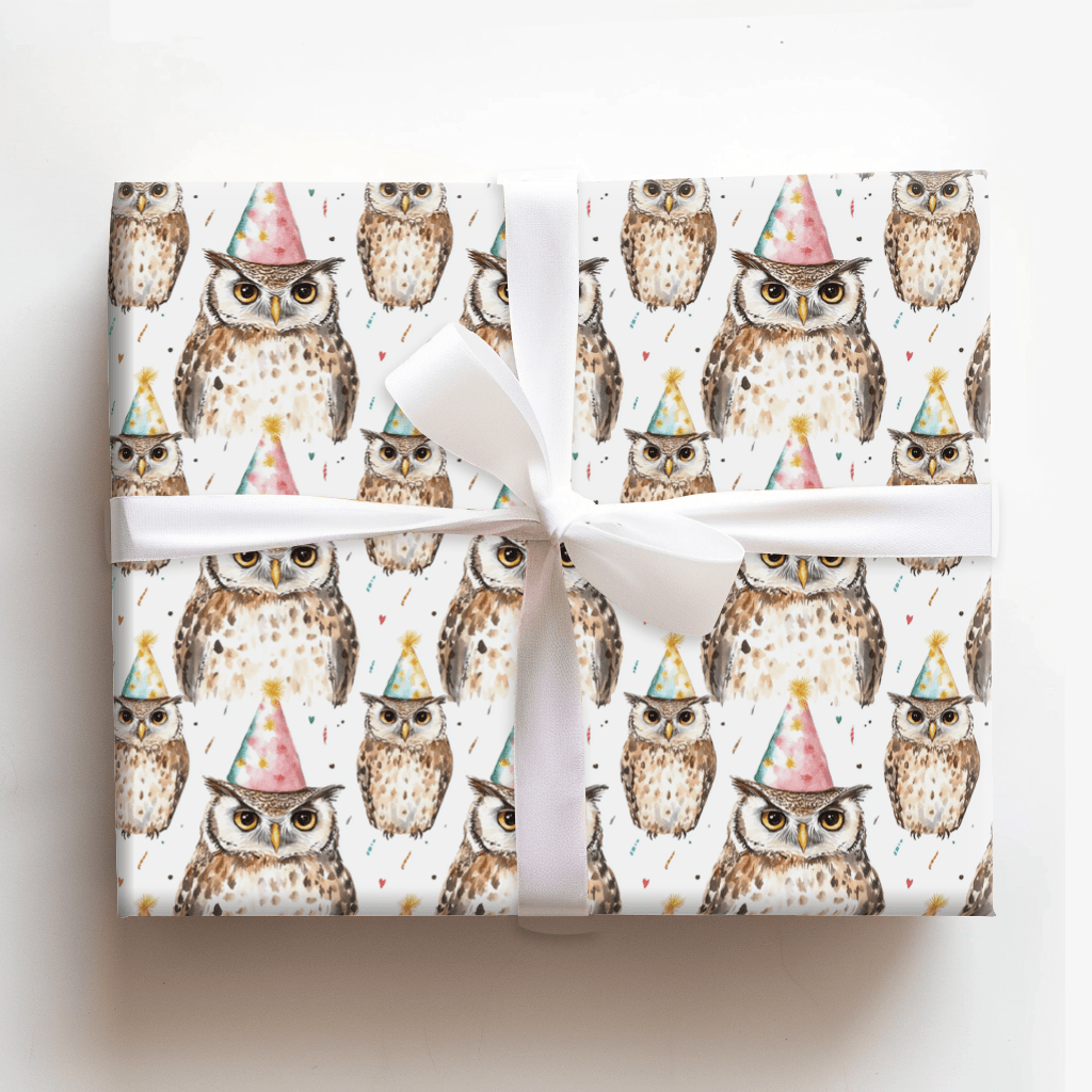 Owl Be There - Wrapping Paper - Aspen & Arlo
