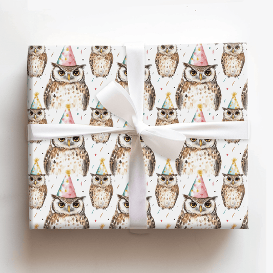 Owl Be There - Wrapping Paper - Aspen & Arlo