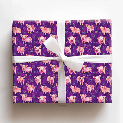 Painted Pig - Wrapping Paper - Aspen & Arlo