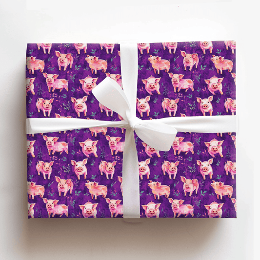 Painted Pig - Wrapping Paper - Aspen & Arlo