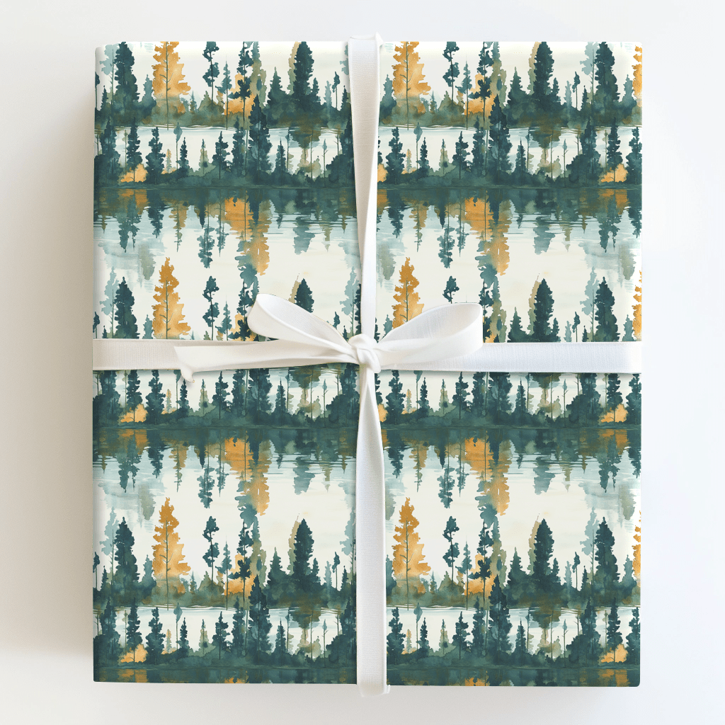 Painted by the Lake - Wrapping Paper - Aspen & Arlo