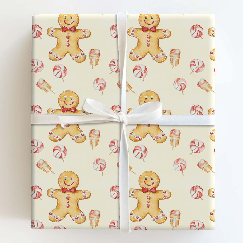 Peppermint Man - Wrapping Paper - Aspen & Arlo