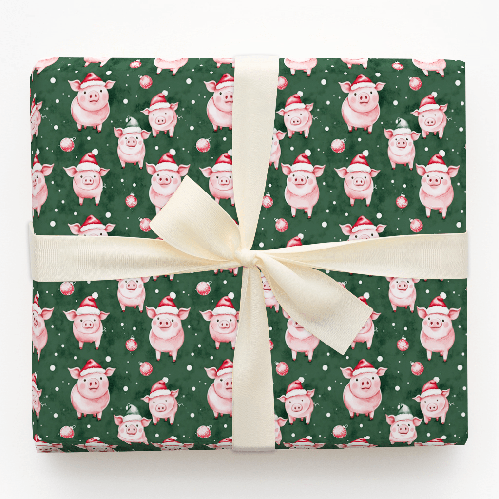 Piggy Party - Wrapping Paper - Aspen & Arlo