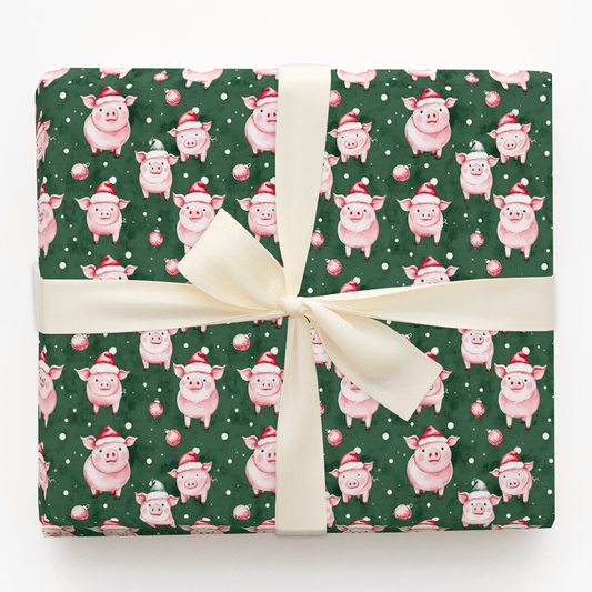 Piggy Party - Wrapping Paper - Aspen & Arlo