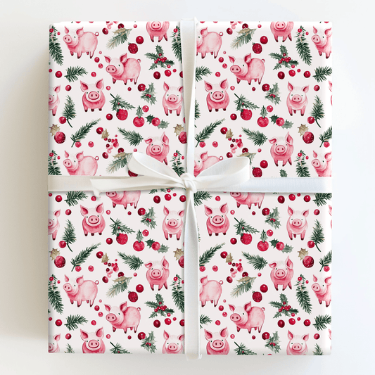 Piggy Polar - Wrapping Paper - Aspen & Arlo