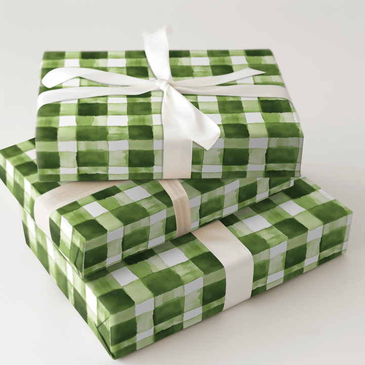 Pine Check - Wrapping Paper - Aspen & Arlo