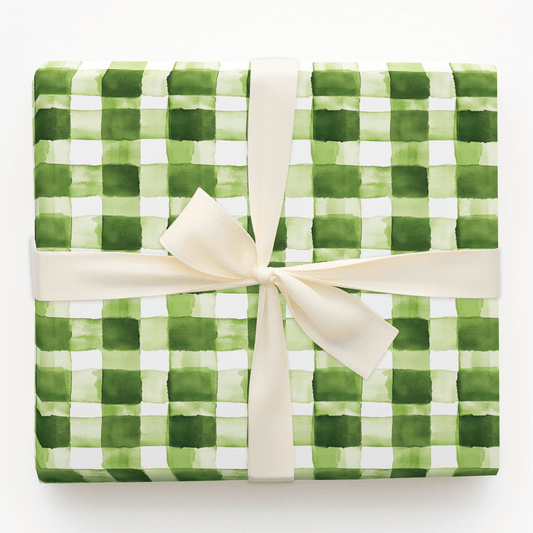 Pine Check - Wrapping Paper - Aspen & Arlo