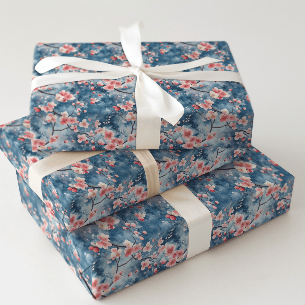 Pink Blossoms - Wrapping Paper - Aspen & Arlo