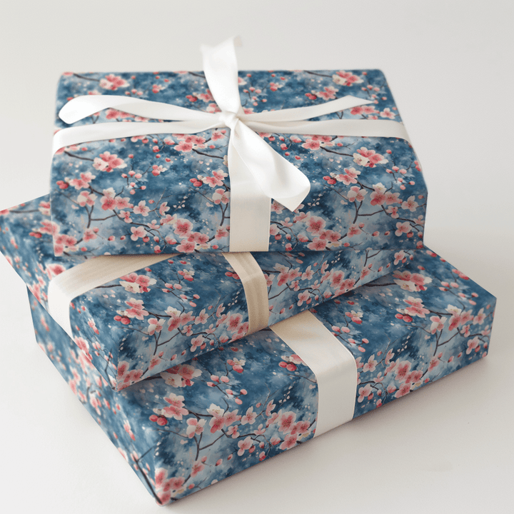 Pink Blossoms - Wrapping Paper - Aspen & Arlo