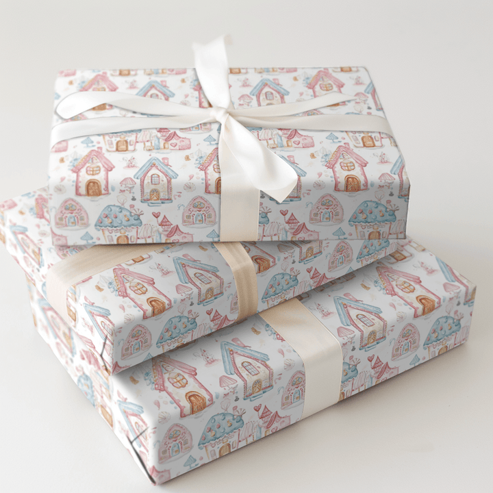 Pink Chalet - Wrapping Paper - Aspen & Arlo
