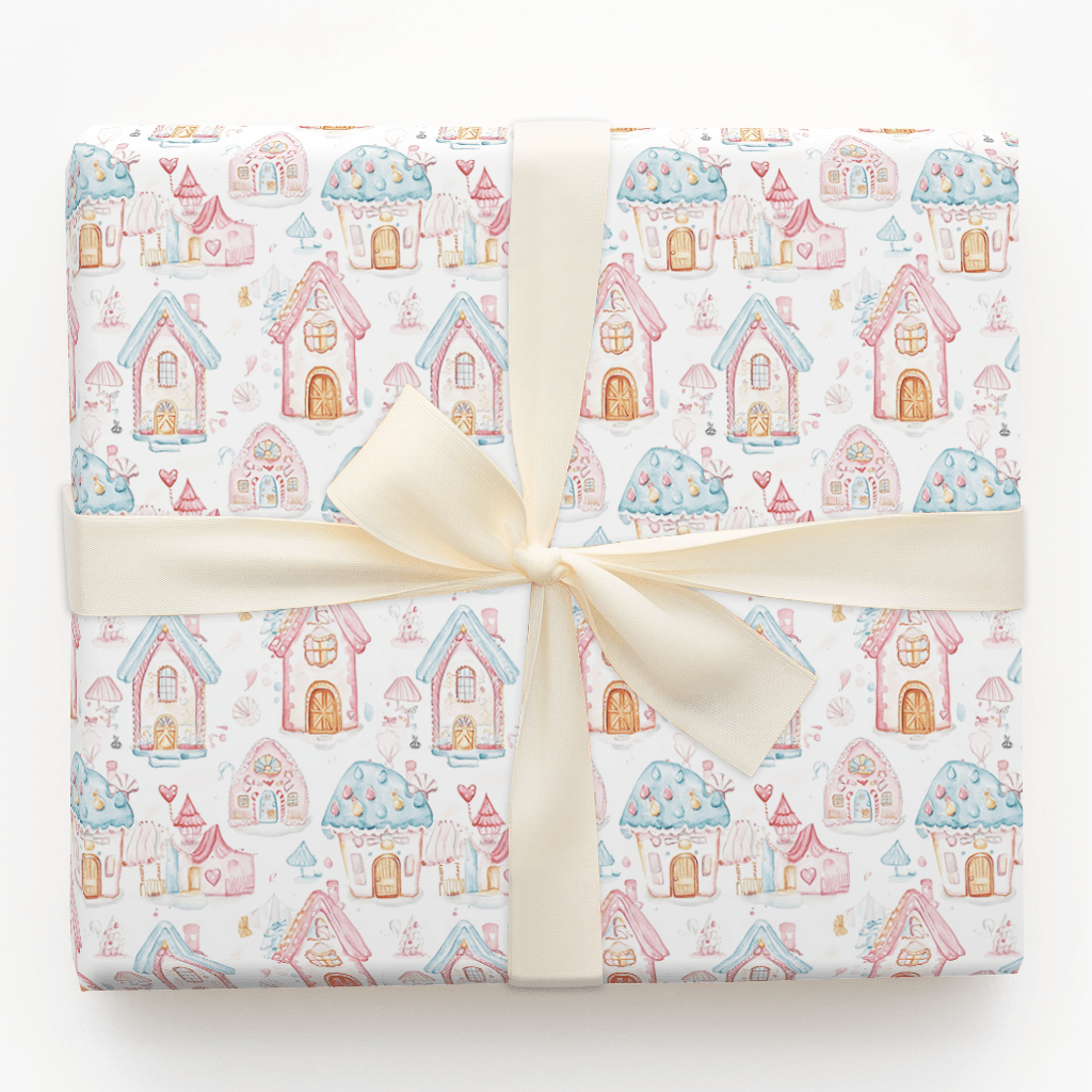 Pink Chalet - Wrapping Paper - Aspen & Arlo