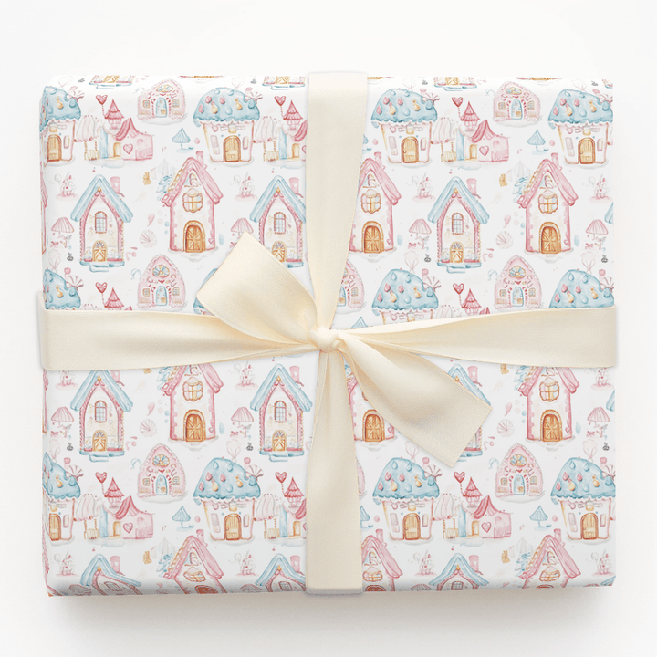 Pink Chalet - Wrapping Paper - Aspen & Arlo