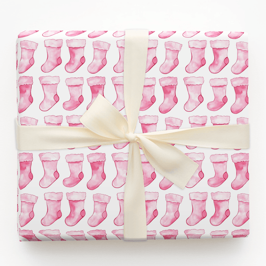Pink Stuffers - Wrapping Paper - Aspen & Arlo