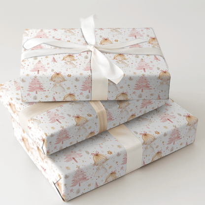 Pink Twinkle Glow - Wrapping Paper - Aspen & Arlo
