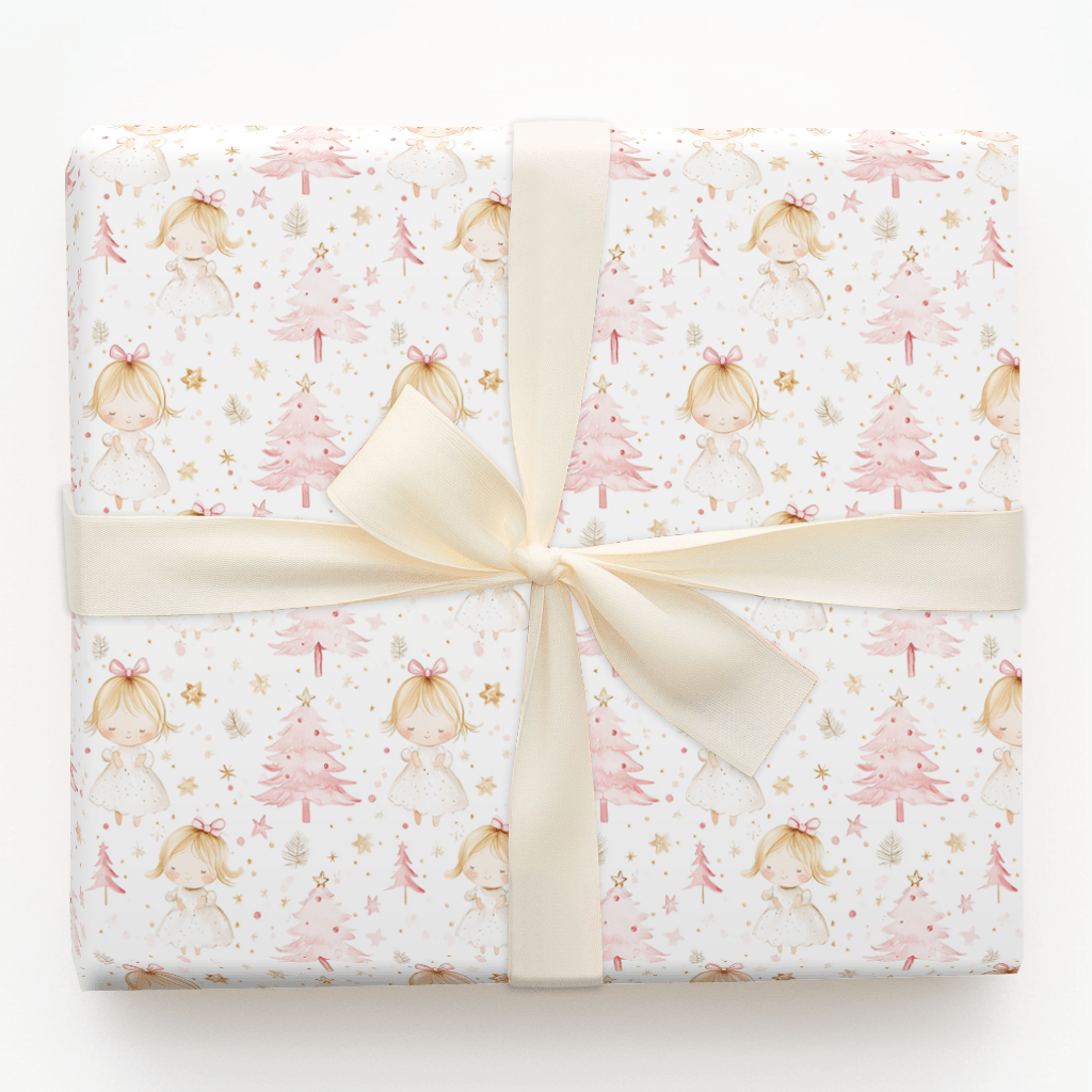 Pink Twinkle Glow - Wrapping Paper - Aspen & Arlo