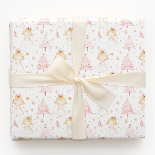 Pink Twinkle Glow - Wrapping Paper - Aspen & Arlo