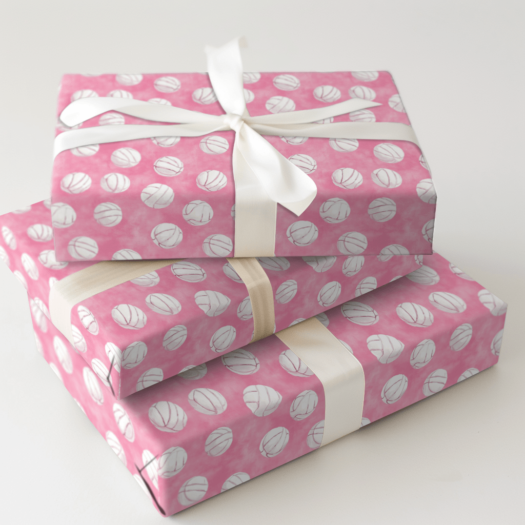 Pink Volley - Wrapping Paper - Aspen & Arlo