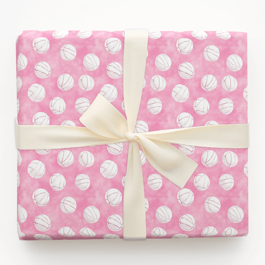 Pink Volley - Wrapping Paper - Aspen & Arlo