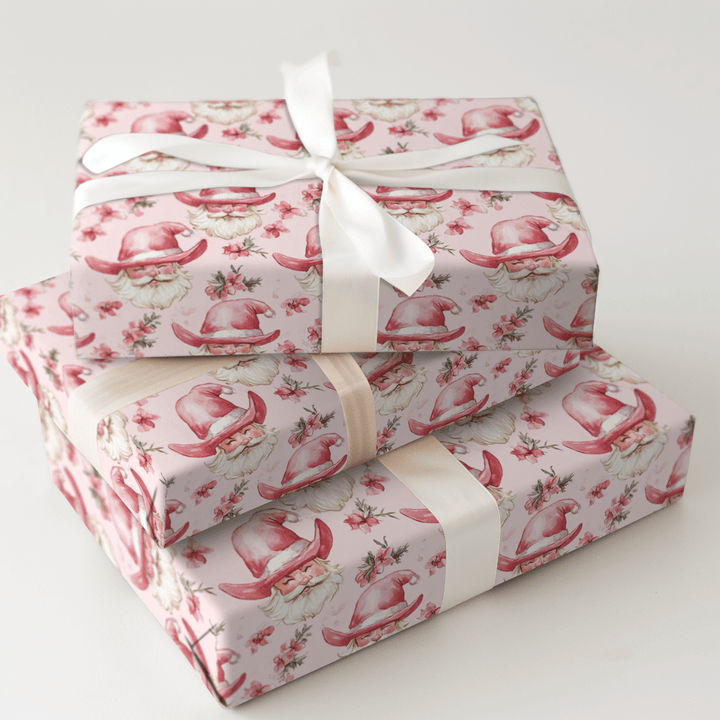 Pink Yeehaw - Wrapping Paper - Aspen & Arlo