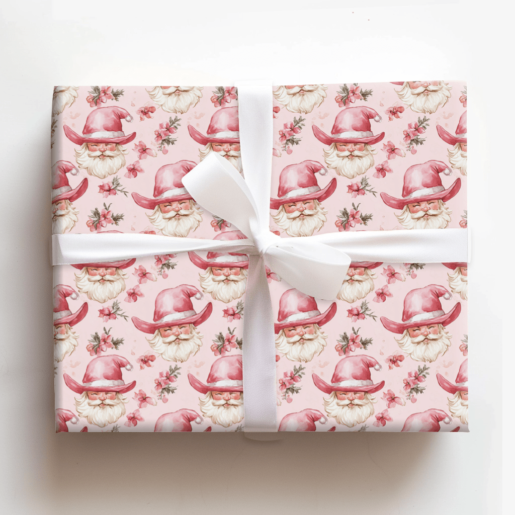 Pink Yeehaw - Wrapping Paper - Aspen & Arlo