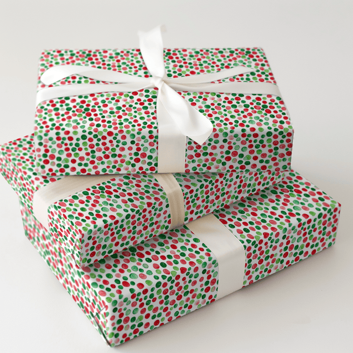 Polka Dot Holiday - Wrapping Paper - Aspen & Arlo