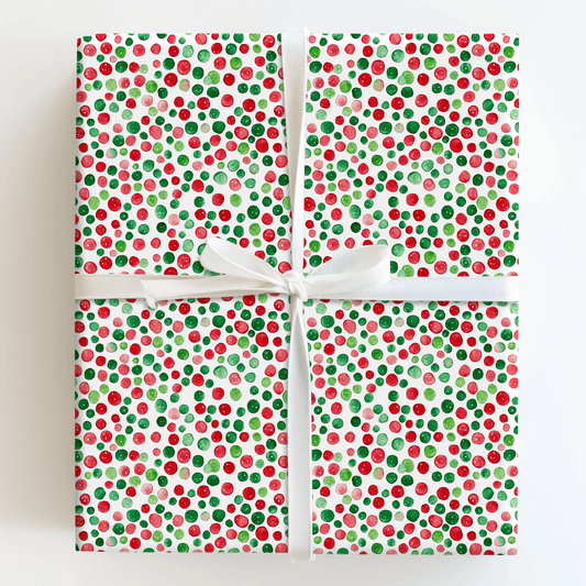 Polka Dot Holiday - Wrapping Paper - Aspen & Arlo