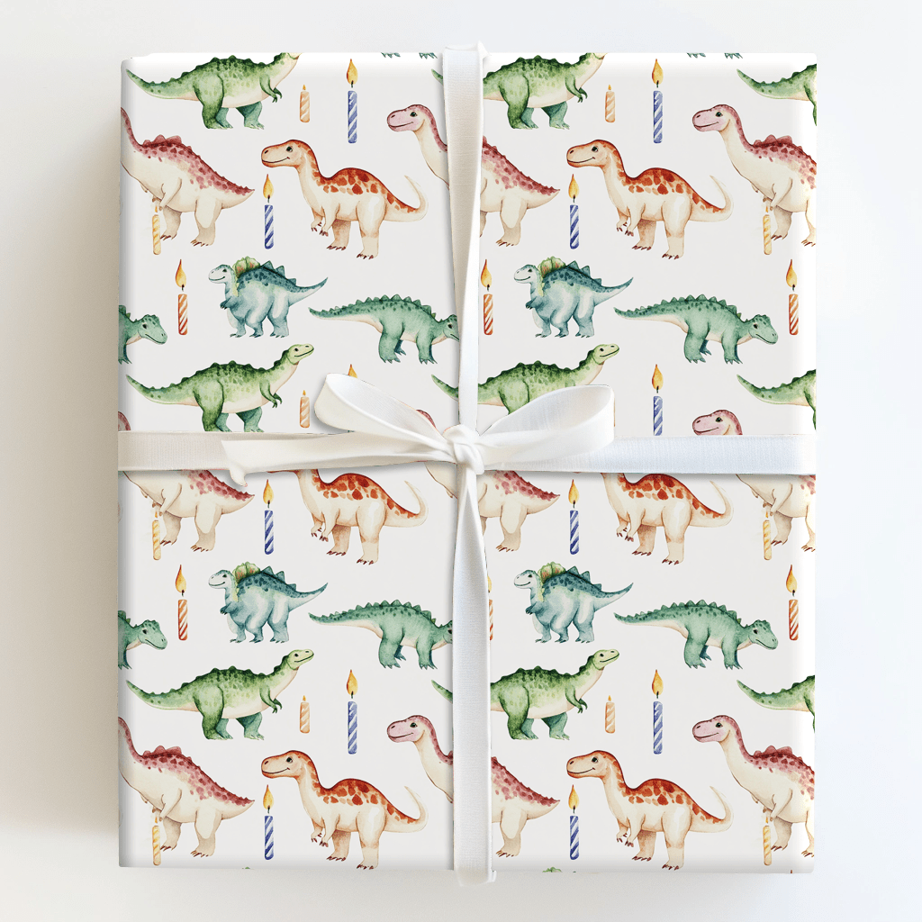 Prehistorical Party - Wrapping Paper - Aspen & Arlo