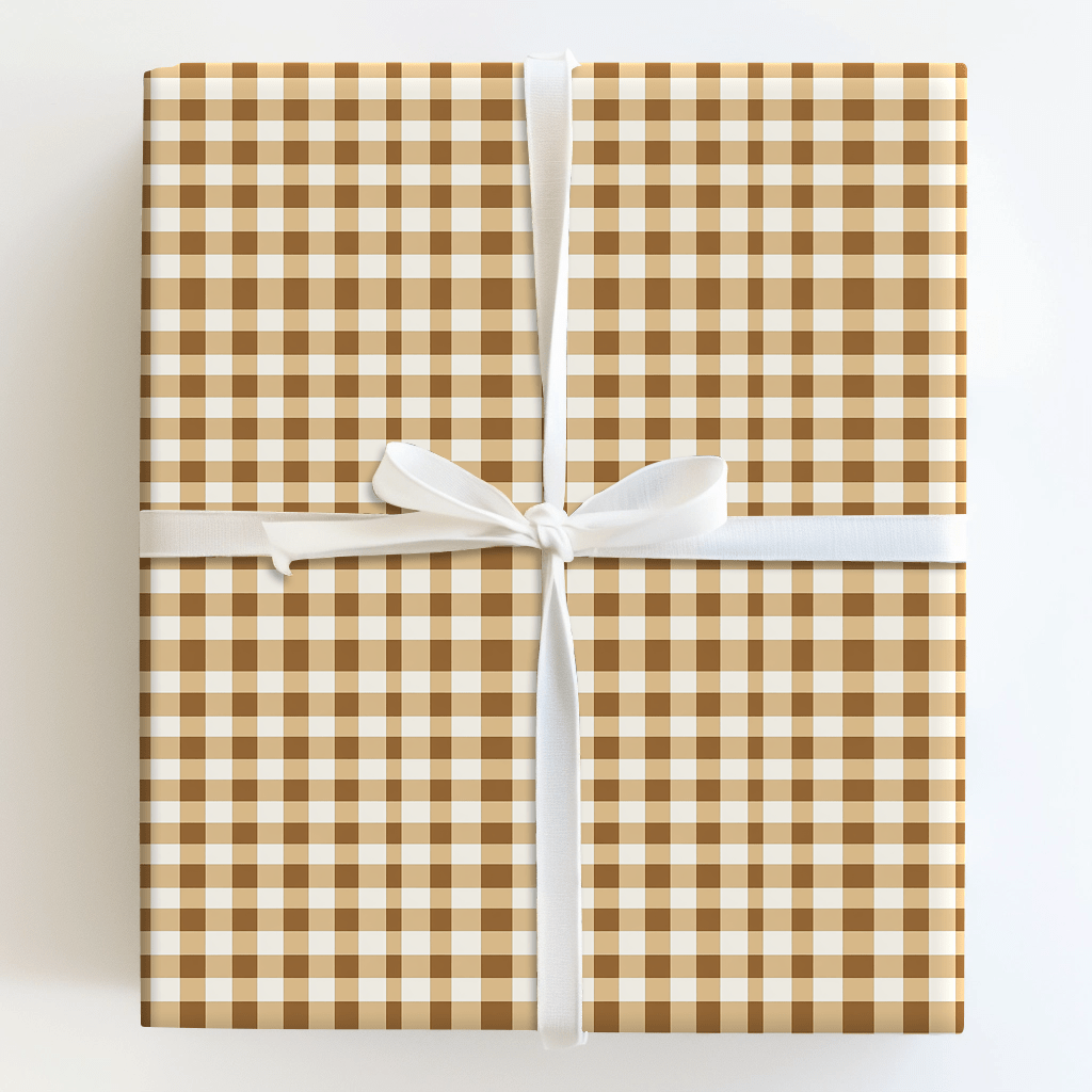 Prep the Table Wrapping Paper: Classic Gingham Gift Wrap for Baby and ...