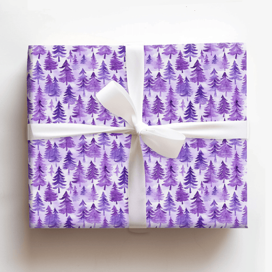 Purple Forest - Wrapping Paper - Aspen & Arlo