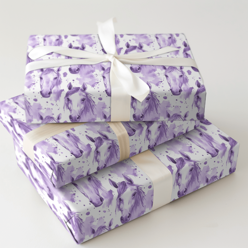 Purple Steel - Wrapping Paper - Aspen & Arlo