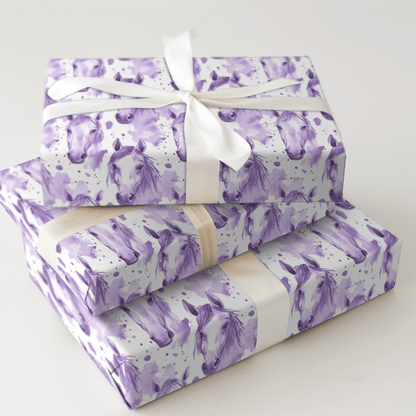 Purple Steel - Wrapping Paper - Aspen & Arlo