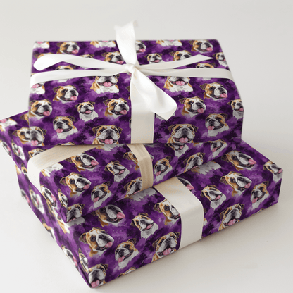 Purple for the Dogs - Wrapping Paper - Aspen & Arlo