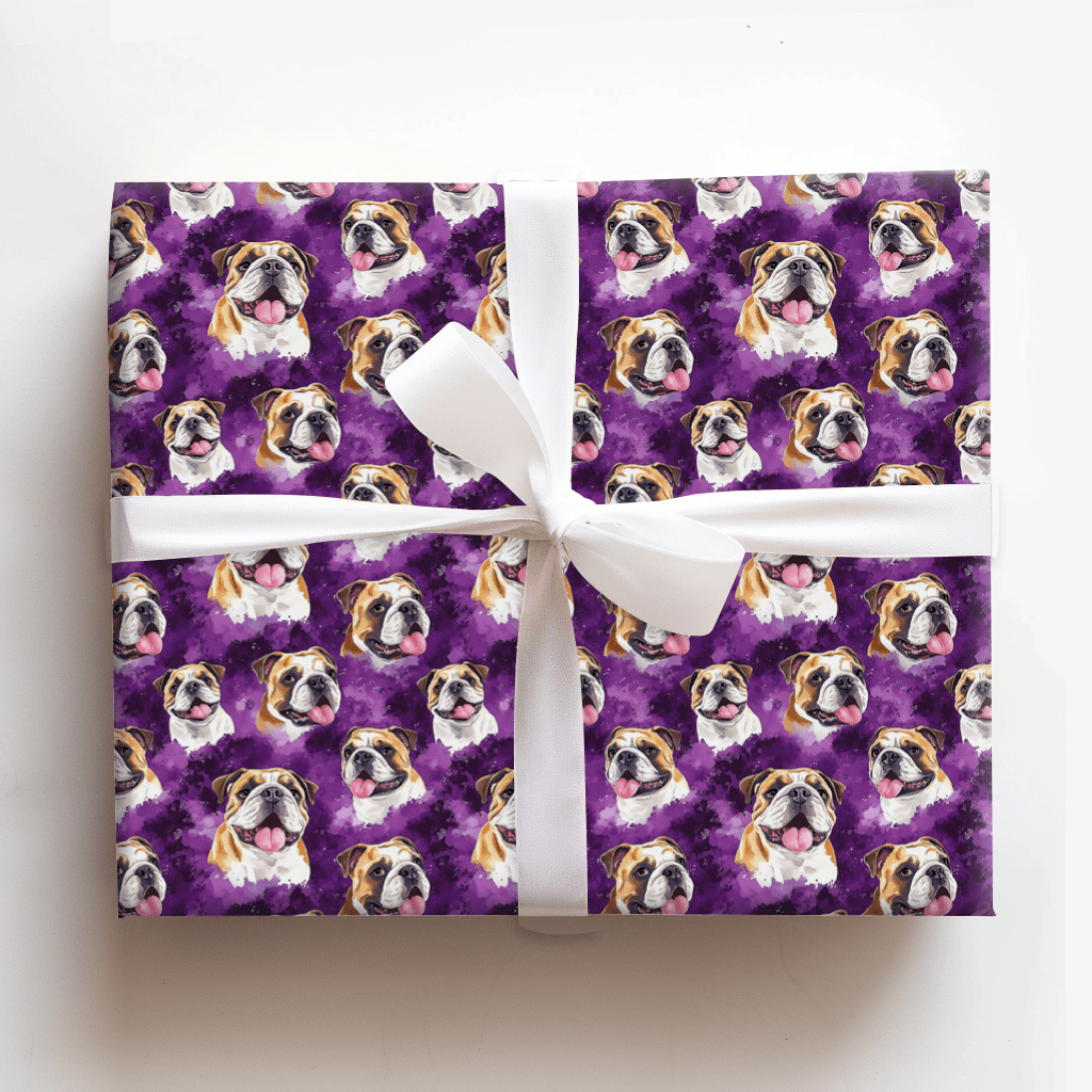 Purple for the Dogs - Wrapping Paper - Aspen & Arlo